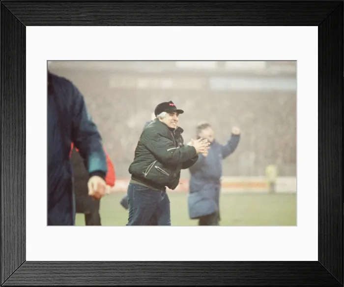 Framed Print : Wimbledon verses Aston Villa. FA Cup 4th Round replay at Selhurst Park