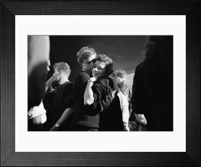 Framed Print : A Beatnik party at Hampstead. August 1960 Framed Print : A Beatnik party at Hampstead. August 1960