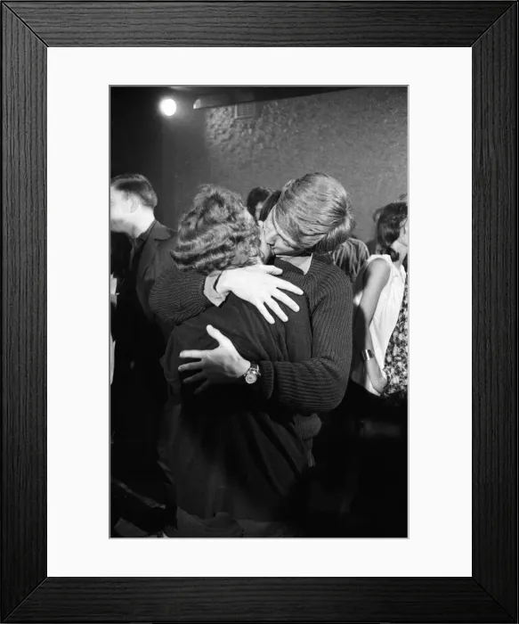Framed Print : A Beatnik party at Hampstead. August 1960 Framed Print : A Beatnik party at Hampstead. August 1960