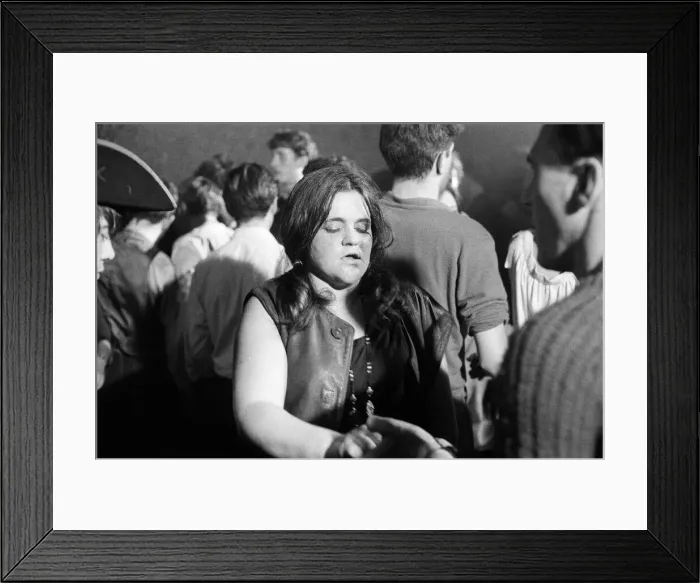 Framed Print : A Beatnik party at Hampstead. August 1960 Framed Print : A Beatnik party at Hampstead. August 1960