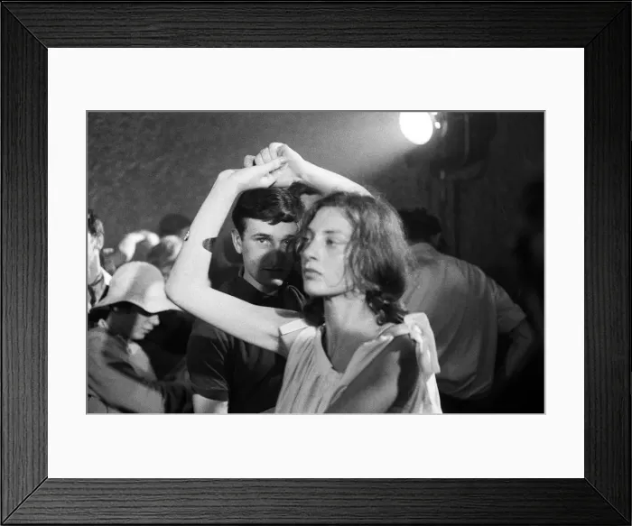Framed Print : A Beatnik party at Hampstead. August 1960 Framed Print : A Beatnik party at Hampstead. August 1960
