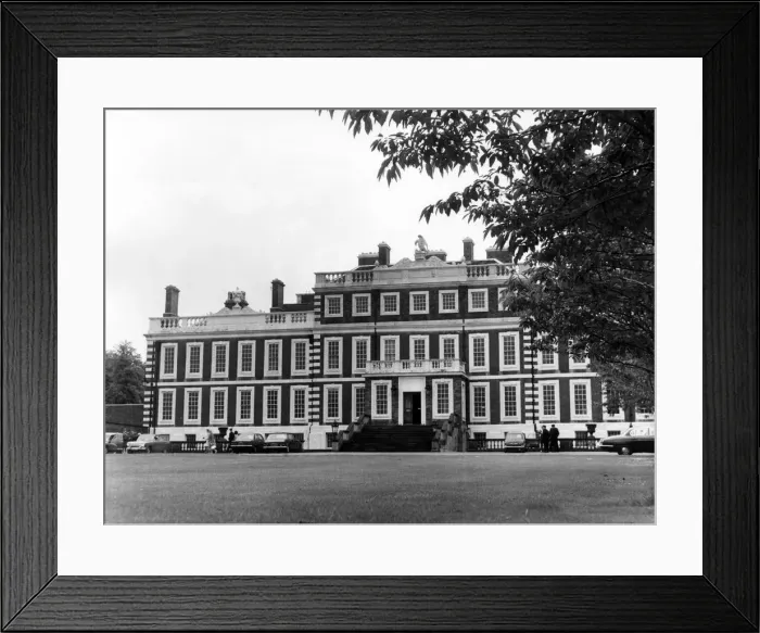 Framed Print : Knowsley Hall, Knowsley, Merseyside. July 1968