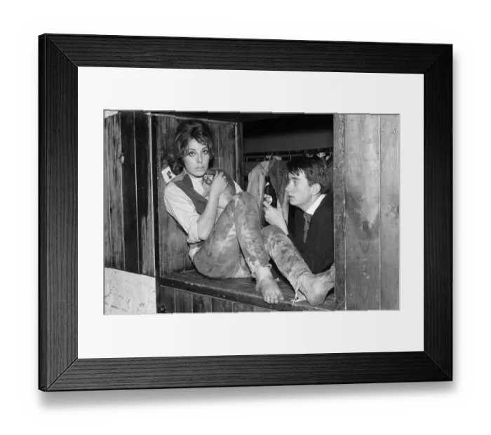 Framed Print : A Beatnik party at Hampstead. August 1960 Framed Print : A Beatnik party at Hampstead. August 1960