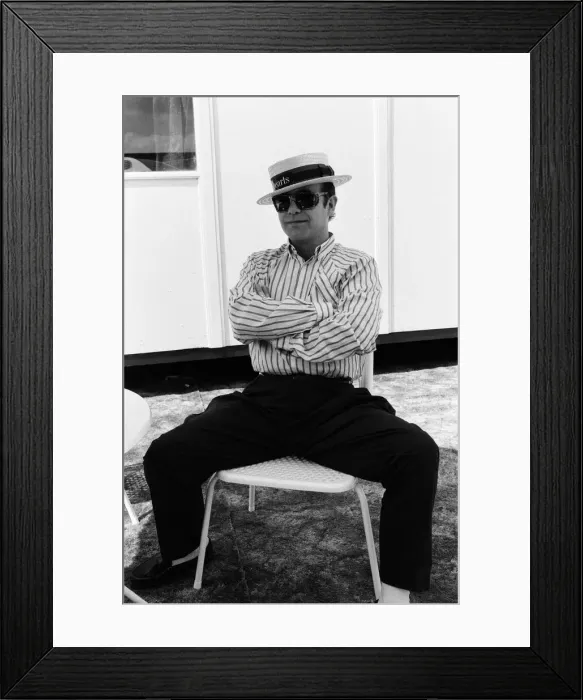 Framed Print : Summer of 84'Elton John concert at Wembley Stadium Framed Print : Summer of 84'Elton John concert at Wembley Stadium