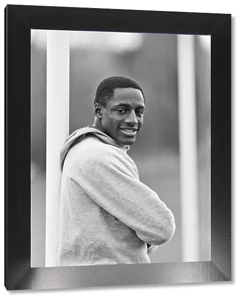 John Fashanu, pictured during a training session for Wimbledon Football Club