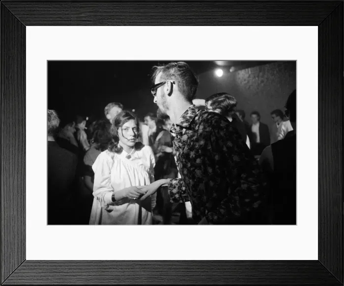 Framed Print : A Beatnik party at Hampstead. August 1960 Framed Print : A Beatnik party at Hampstead. August 1960
