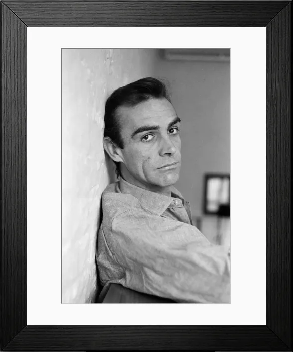 Framed Print : Sean Connery pictured at his new house in Acton. The house was once a Convent Framed Print : Sean Connery pictured at his new house in Acton. The house was once a Convent