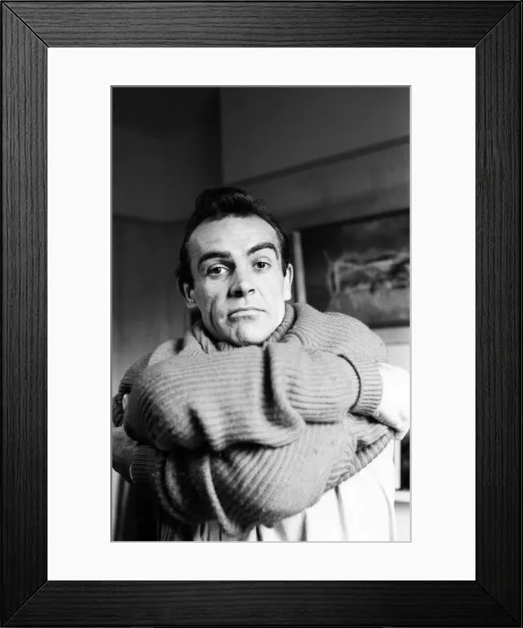Framed Print : Sean Connery pictured at his new house in Acton. The house was once a Convent Framed Print : Sean Connery pictured at his new house in Acton. The house was once a Convent