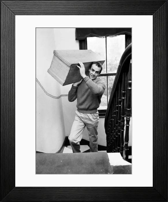 Framed Print : Sean Connery pictured at his new house in Acton. The house was once a Convent