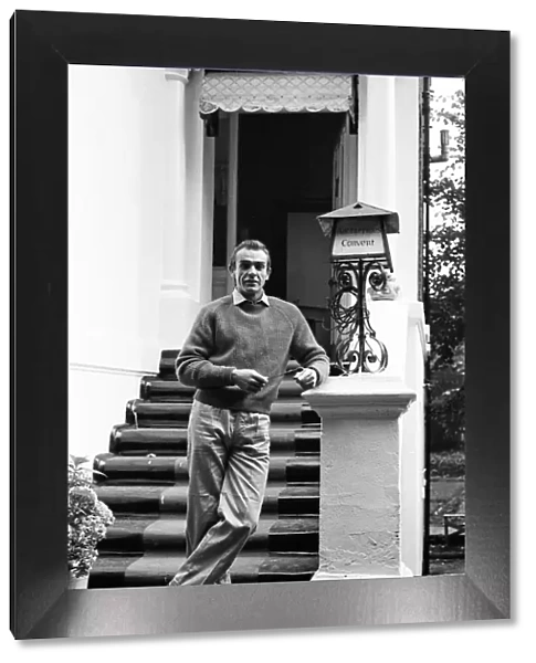 Sean Connery pictured at his new house in Acton, . The house was once a Convent