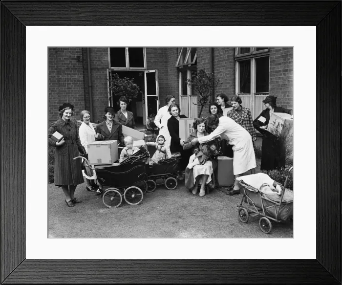 Framed Print : Some of the mothers who called at the Carnegie Institute, Hunters Road Framed Print : Some of the mothers who called at the Carnegie Institute, Hunters Road