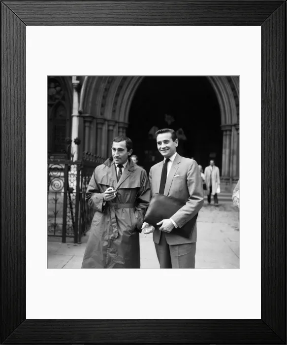 Framed Print : The Tommy Steele libel suit continues at the Law Courts Framed Print : The Tommy Steele libel suit continues at the Law Courts