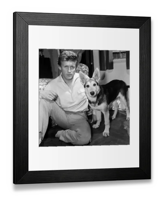 Framed Print : Actor and singer John Leyton. 22nd May 1962