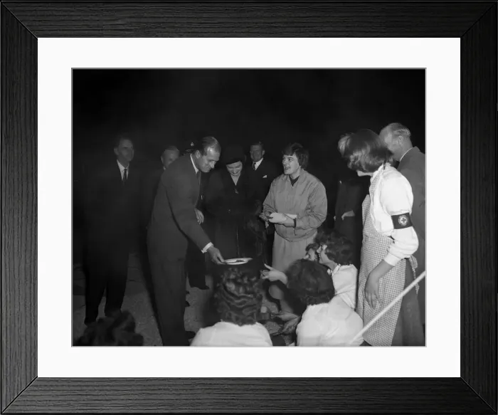 Framed Print : Prince Philip, Duke of Edinburgh at Lockleaze School (Wheatsheaf Club), Bristol Framed Print : Prince Philip, Duke of Edinburgh at Lockleaze School (Wheatsheaf Club), Bristol