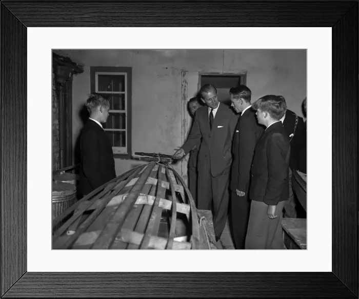 Framed Print : Prince Philip, Duke of Edinburgh at Eagle House Youth Club, Bristol. 29th October 1959