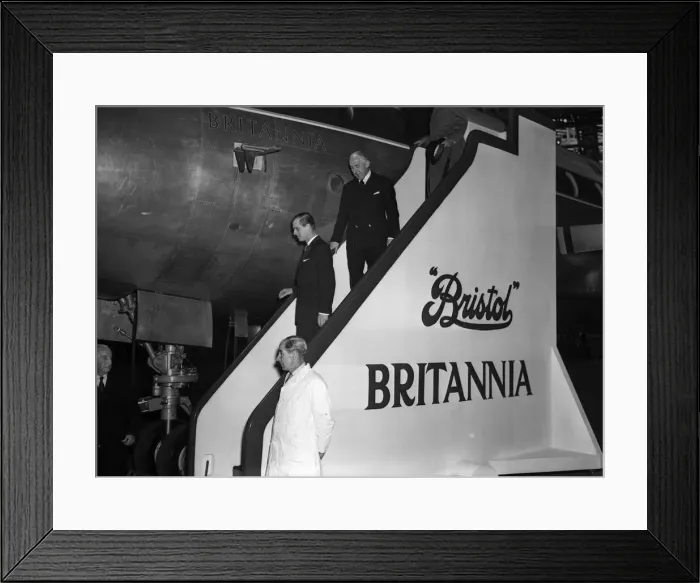 Framed Print : Prince Philip, Duke of Edinburgh at BAC, Bristol. 6th November 1953 Framed Print : Prince Philip, Duke of Edinburgh at BAC, Bristol. 6th November 1953