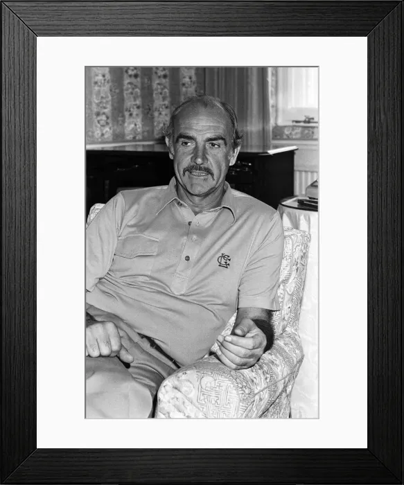 Framed Print : Actor Sean Connery. 14th December 1983 Framed Print : Actor Sean Connery. 14th December 1983