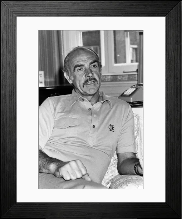 Framed Print : Actor Sean Connery. 14th December 1983 Framed Print : Actor Sean Connery. 14th December 1983