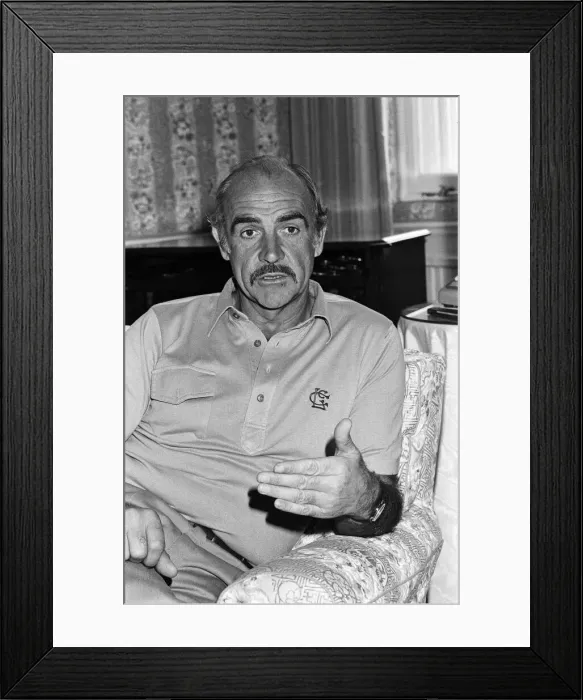 Framed Print : Actor Sean Connery. 14th December 1983 Framed Print : Actor Sean Connery. 14th December 1983