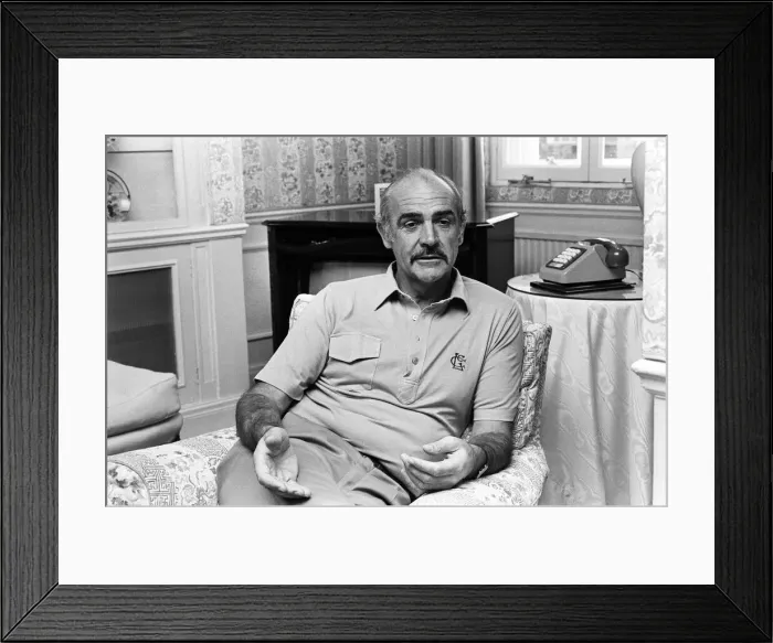 Framed Print : Actor Sean Connery. 14th December 1983 Framed Print : Actor Sean Connery. 14th December 1983