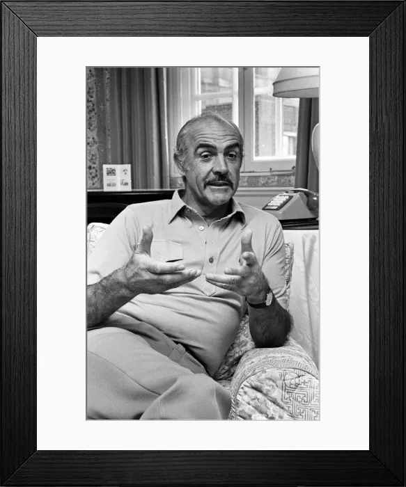 Framed Print : Actor Sean Connery. 14th December 1983 Framed Print : Actor Sean Connery. 14th December 1983