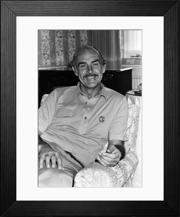 Framed Print : Actor Sean Connery. 14th December 1983 Framed Print : Actor Sean Connery. 14th December 1983