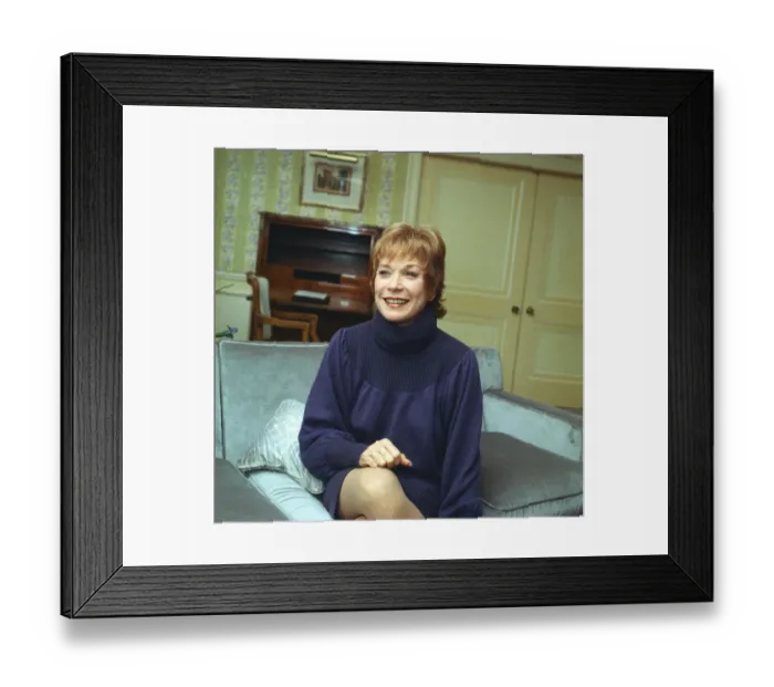Framed Print : Shirley MacLaine (born Shirley MacLean Beaty; April 24, 1934) is an American film