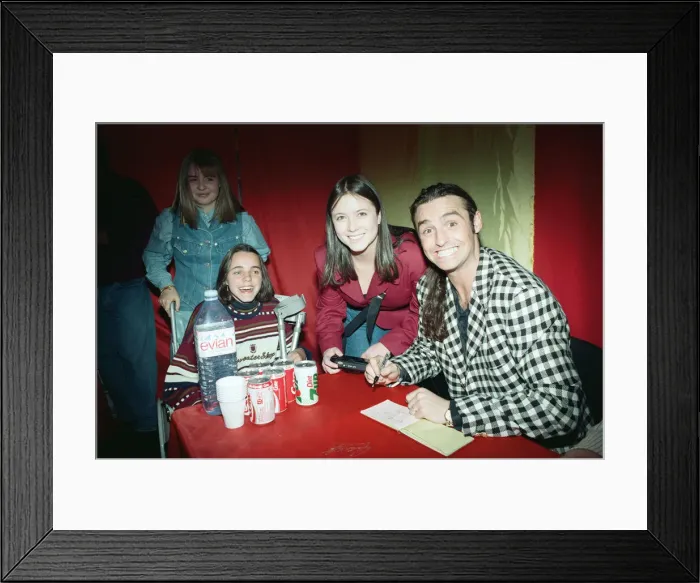 Framed Print : Wet Wet Wet at Tower Records, Glasgow. 25th October 1993 Framed Print : Wet Wet Wet at Tower Records, Glasgow. 25th October 1993