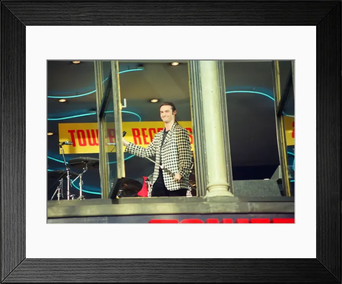 Framed Print : Wet Wet Wet at Tower Records, Glasgow. 25th October 1993 Framed Print : Wet Wet Wet at Tower Records, Glasgow. 25th October 1993