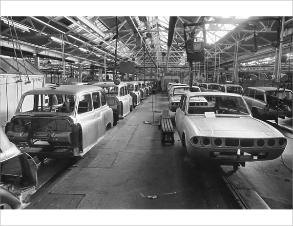 Carbodies factory, producing The London Taxi. The London Taxi Company was a taxi