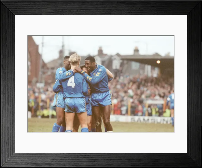 Framed Print : Wimbledon verses Tottenham Hotspur at Plough Lane, home of Wimbledon Football Club Framed Print : Wimbledon verses Tottenham Hotspur at Plough Lane, home of Wimbledon Football Club