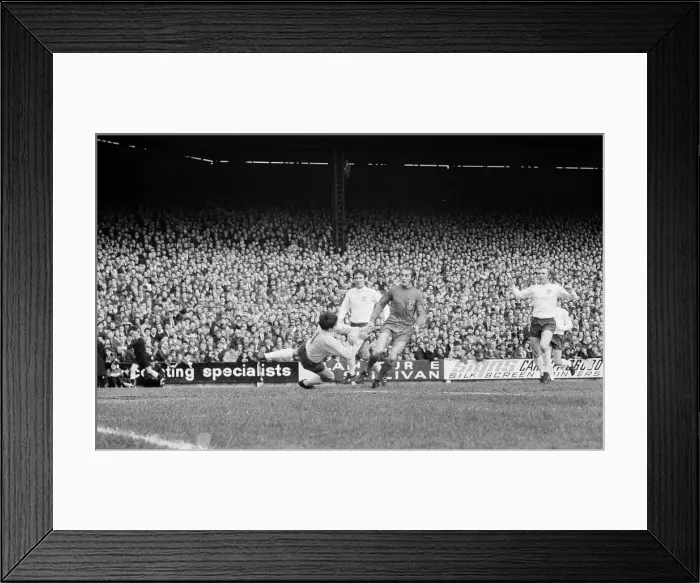 Framed Print : Wales 1-1 England, Home International Championship, Ninian Park, Sloper Road, Cardiff Framed Print : Wales 1-1 England, Home International Championship, Ninian Park, Sloper Road, Cardiff