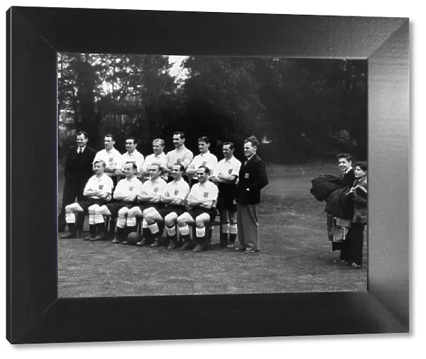 England Football Team at Hendon Hall, Photocall ahead of match against Australia