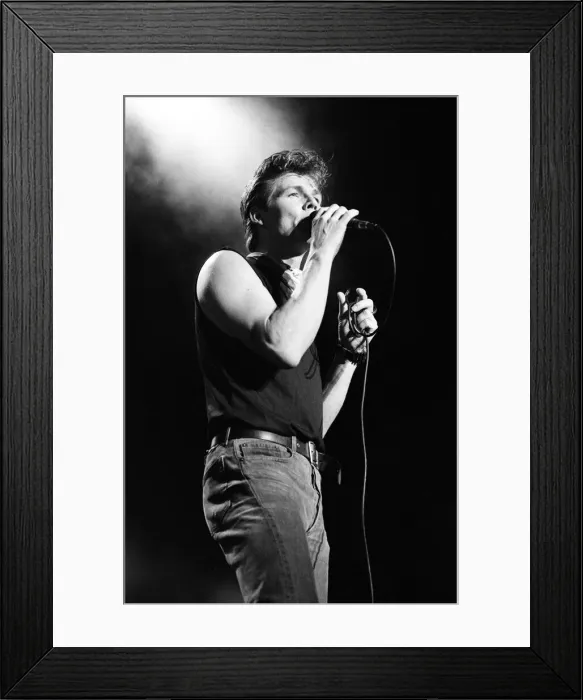 Framed Print : A-ha performing live at the NEC, Birmingham. 25th March 1988 Framed Print : A-ha performing live at the NEC, Birmingham. 25th March 1988