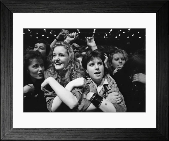 Framed Print : A-ha performing live at the NEC, Birmingham. 25th March 1988