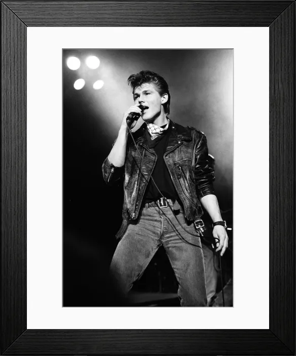 Framed Print : A-ha performing live at the NEC, Birmingham. 25th March 1988 Framed Print : A-ha performing live at the NEC, Birmingham. 25th March 1988