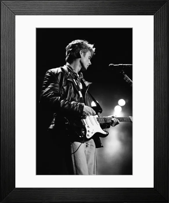 Framed Print : A-ha performing live at the NEC, Birmingham. 25th March 1988