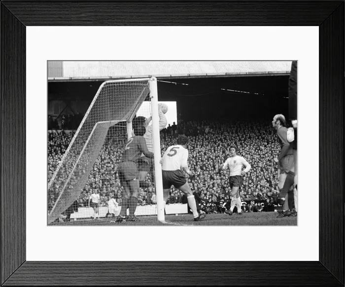 Framed Print : Wales 1-1 England, Home International Championship, Ninian Park, Sloper Road, Cardiff Framed Print : Wales 1-1 England, Home International Championship, Ninian Park, Sloper Road, Cardiff