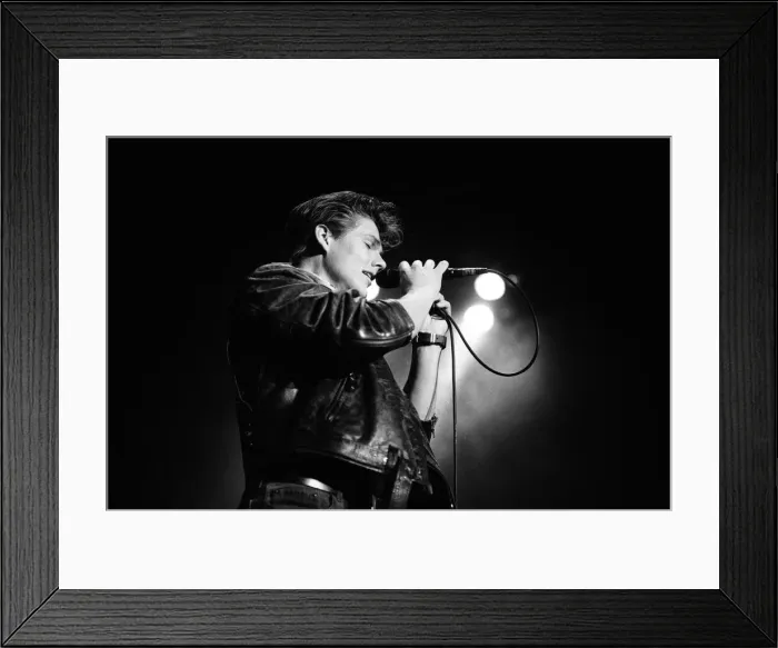 Framed Print : A-ha performing live at the NEC, Birmingham. 25th March 1988 Framed Print : A-ha performing live at the NEC, Birmingham. 25th March 1988