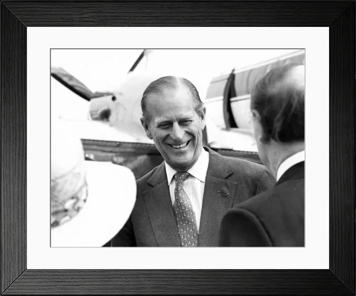 Framed Print : Prince Philip, Duke of Edinburgh in Manchester. 12th July 1979 Framed Print : Prince Philip, Duke of Edinburgh in Manchester. 12th July 1979