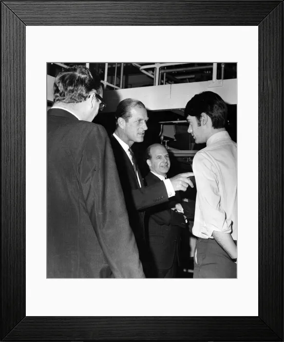 Framed Print : Prince Philip, Duke of Edinburgh visits Salford University, where he is Chancellor Framed Print : Prince Philip, Duke of Edinburgh visits Salford University, where he is Chancellor