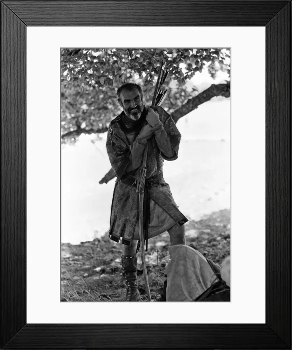 Framed Print : Actor Sean Connery on the set of Robin and Marian'in Spain. 8th July 1975 Framed Print : Actor Sean Connery on the set of Robin and Marian'in Spain. 8th July 1975