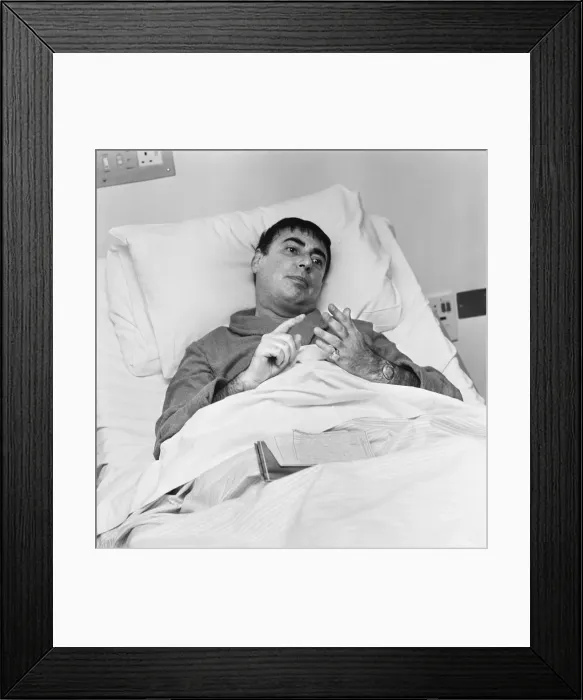 Framed Print : Laurence Maurice Parnes was an English pop manager and impresario