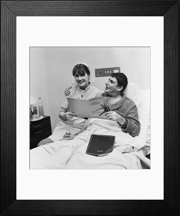 Framed Print : Laurence Maurice Parnes was an English pop manager and impresario Framed Print : Laurence Maurice Parnes was an English pop manager and impresario