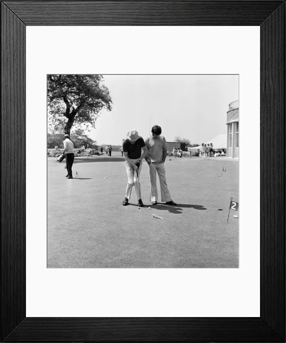 Framed Print : Pro-am Golf tournament held at Dunham Forest Golf Club, Cheshire