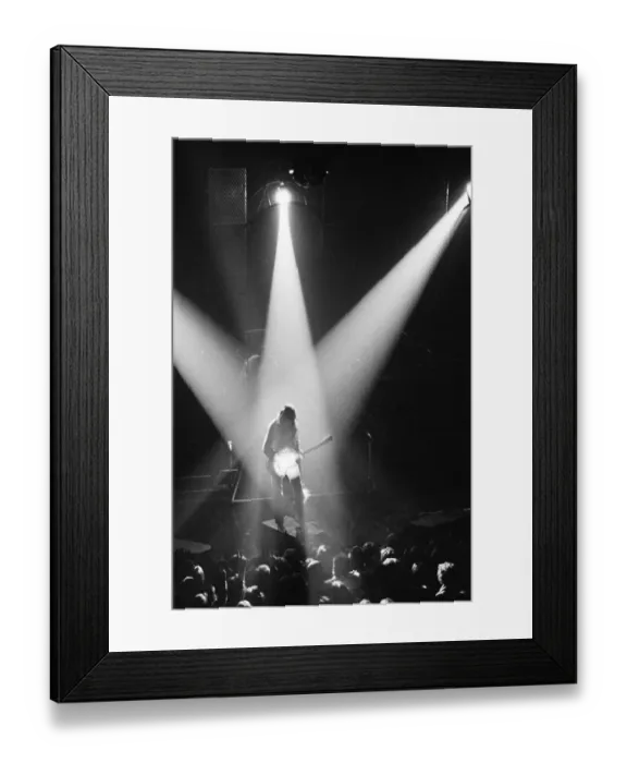 Framed Print : Thin Lizzy, Rock Group, perform at The Apollo, Coventry, Warwickshire in December 1981