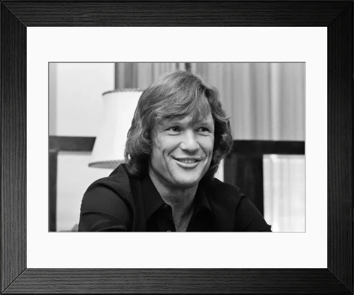 Framed Print : Kris Kristofferson in London. 29th March 1978 Framed Print : Kris Kristofferson in London. 29th March 1978