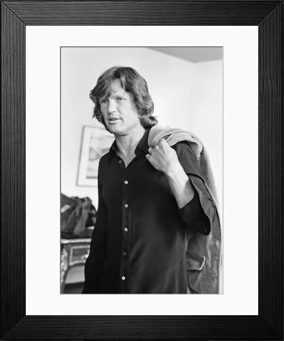 Framed Print : Kris Kristofferson in London. 29th March 1978 Framed Print : Kris Kristofferson in London. 29th March 1978