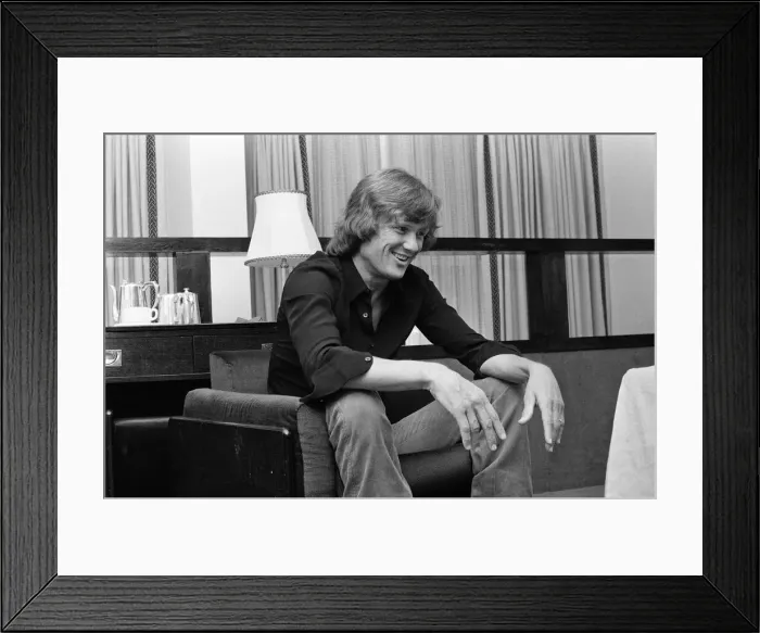 Framed Print : Kris Kristofferson in London. 29th March 1978 Framed Print : Kris Kristofferson in London. 29th March 1978