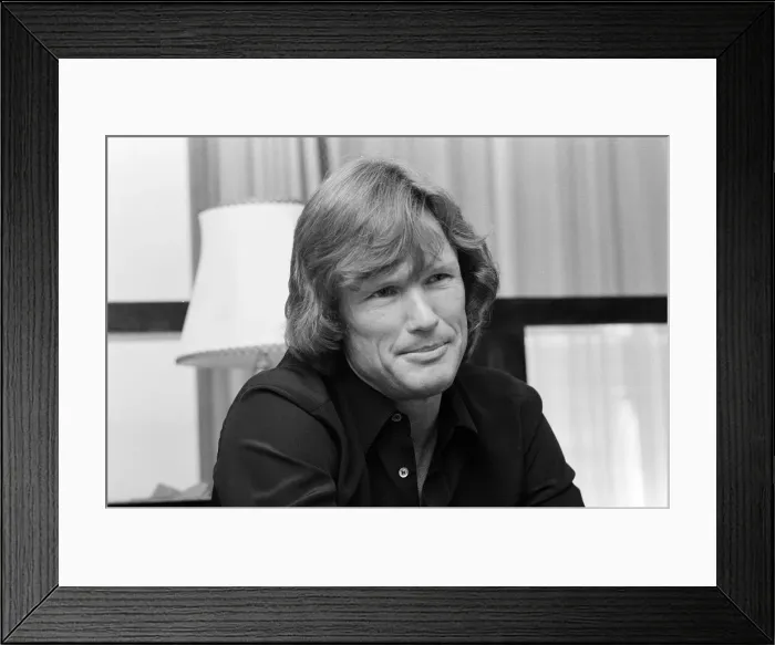 Framed Print : Kris Kristofferson in London. 29th March 1978 Framed Print : Kris Kristofferson in London. 29th March 1978